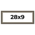 thumbnail image 1 of 28x9 Frame Brown Solid Wood Picture Frame | 1.75 Inch Moulding Width | Austin Frame Complete with, 1 of 8