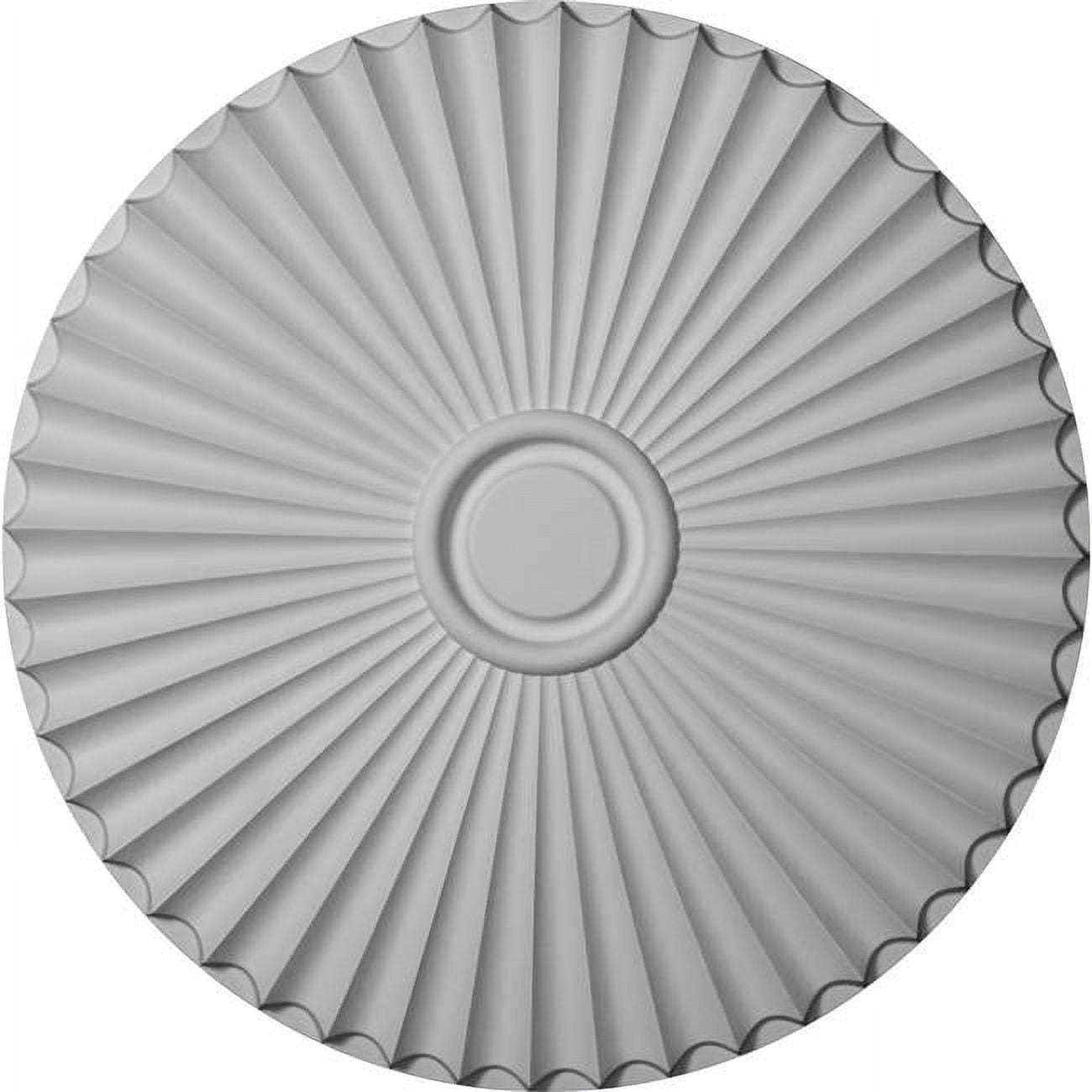 Shakuras 29.5-Inch White Urethane Ceiling Medallion