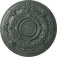 thumbnail image 1 of 29 1/4"OD x 2"P Darnay Ceiling Medallion (Fits Canopies up to 7 1/4"), Hand-Painted Athenian Green Crackle, 1 of 6