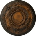 thumbnail image 1 of 29 1/4"OD x 2"P Darnay Ceiling Medallion (Fits Canopies up to 7 1/4"), Hand-Painted Rust, 1 of 6