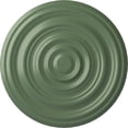 thumbnail image 1 of 29 1/8"OD x 1 1/2"P Carton Smooth Ceiling Medallion (Fits Canopies up to 9 1/8"), Hand-Painted Athenian Green, 1 of 6