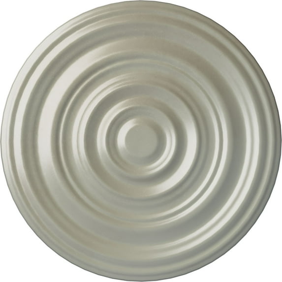 29 1/8"OD x 1 1/2"P Carton Smooth Ceiling Medallion (Fits Canopies up to 9 1/8"), Hand-Painted Flash Copper
