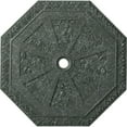 thumbnail image 1 of 29 1/8"OD x 2 1/4"ID x 1 1/8"P Spring Octagonal Ceiling Medallion (Fits Canopies up to 3"), Hand-Painted Athenian Green Crackle, 1 of 6