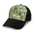 thumbnail image 1 of Yiaed Cows And Calves Print Baseball Cap Dad Hat Polo Style Plain Blank Adjustable Size, 1 of 5