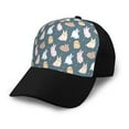 thumbnail image 1 of Yiaed Cute Rabbit Print Baseball Cap Dad Hat Polo Style Plain Blank Adjustable Size, 1 of 5
