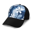 thumbnail image 1 of Yiaed Flower Print Baseball Cap Dad Hat Polo Style Plain Blank Adjustable Size, 1 of 5