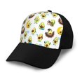 thumbnail image 1 of Yiaed Funny Avocado In Mexican Clothes Print Baseball Cap Dad Hat Polo Style Plain Blank Adjustable Size, 1 of 5