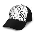 thumbnail image 1 of Yiaed Hand Drawn Snake Print Baseball Cap Dad Hat Polo Style Plain Blank Adjustable Size, 1 of 5