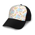 thumbnail image 1 of Yiaed Icecream Truck Print Baseball Cap Dad Hat Polo Style Plain Blank Adjustable Size, 1 of 5