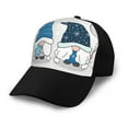 thumbnail image 1 of Yiaed Snow Gnome for Winter Print Baseball Cap Dad Hat Polo Style Plain Blank Adjustable Size, 1 of 5