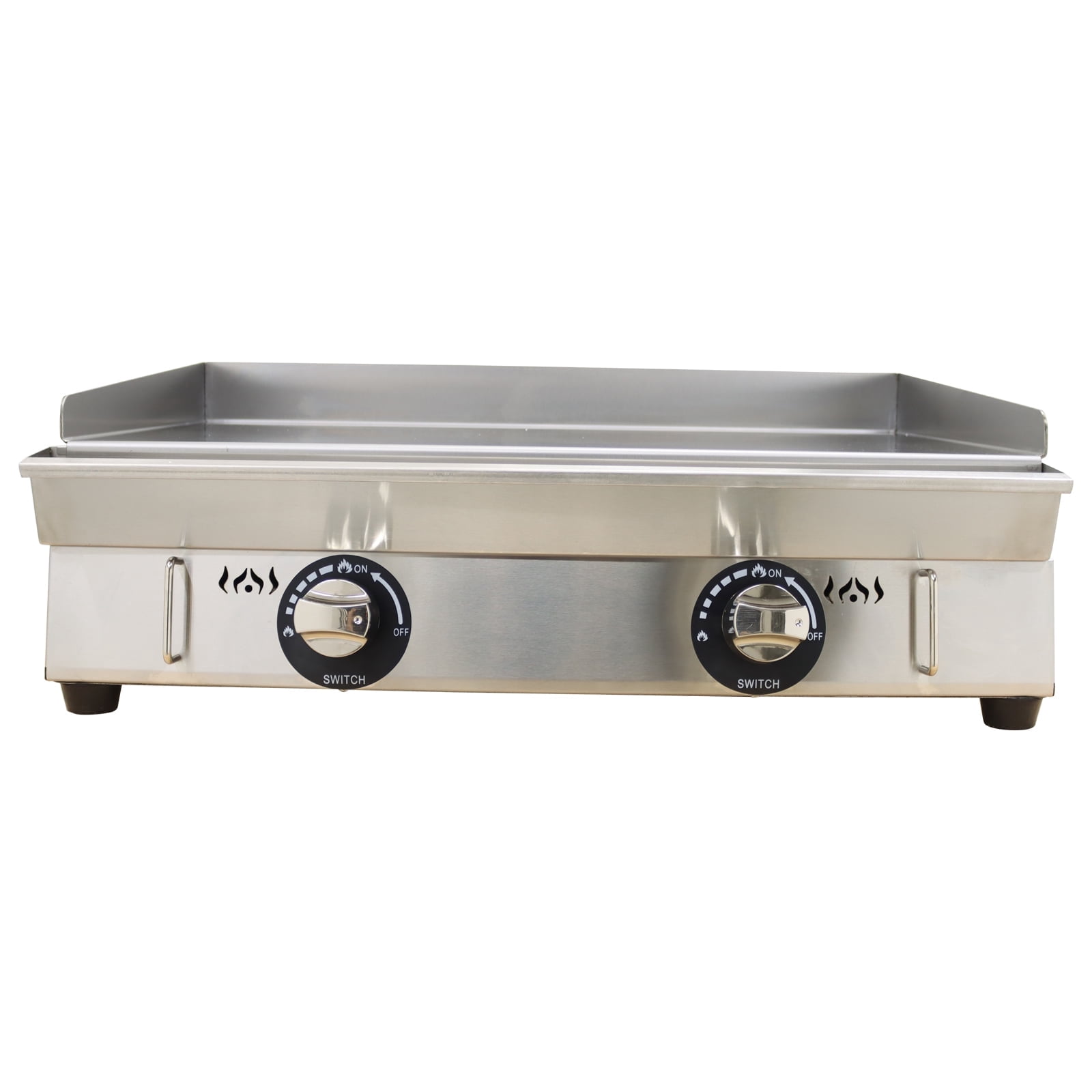 29"×16" LPG Gas Griddle Flat Top Grill Adjustable Thermostatic Countertop Cooking Stove