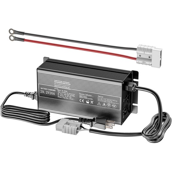 29.2V 20A Lithium , LiFePO4 AC-DC with Anderson Connector Special for 24V/25.6V Deep Cycle of , , Boat, RV