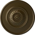 thumbnail image 1 of 29 3/4"OD x 1 1/2"P Wigan Ceiling Medallion, Hand-Painted Brass, 1 of 7