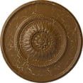 thumbnail image 1 of 29 3/4"OD x 1 1/2"P Wigan Ceiling Medallion, Hand-Painted Smokey Topaz Crackle, 1 of 7