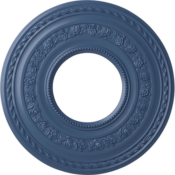 29 3/8"OD x 11 5/8"ID x 1 1/8"P Anthony Ceiling Medallion (Fits Canopies up to 11 5/8"), Hand-Painted Americana