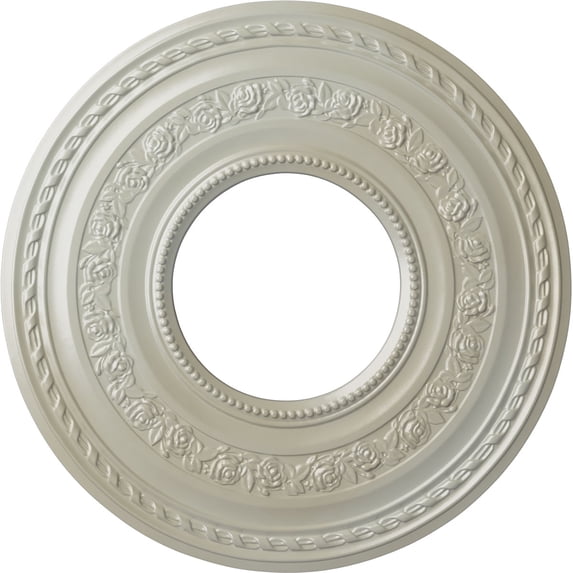 29 3/8"OD x 11 5/8"ID x 1 1/8"P Anthony Ceiling Medallion (Fits Canopies up to 11 5/8"), Hand-Painted Flash Blue