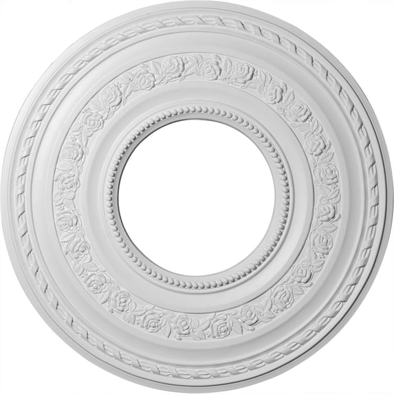29 3/8"OD x 11 5/8"ID x 1 1/8"P Anthony Ceiling Medallion (Fits Canopies up to 11 5/8"), Hand-Painted Golden Oak
