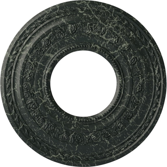 29 3/8"OD x 11 5/8"ID x 1 1/8"P Anthony Ceiling Medallion (Fits Canopies up to 11 5/8"), Hand-Painted Painted Turtle Crackle