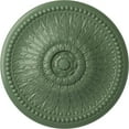 thumbnail image 1 of 29 3/8"OD x 2 7/8"P Springtime Ceiling Medallion, Hand-Painted Athenian Green, 1 of 5