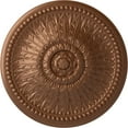 thumbnail image 1 of 29 3/8"OD x 2 7/8"P Springtime Ceiling Medallion, Hand-Painted Polished Copper, 1 of 5
