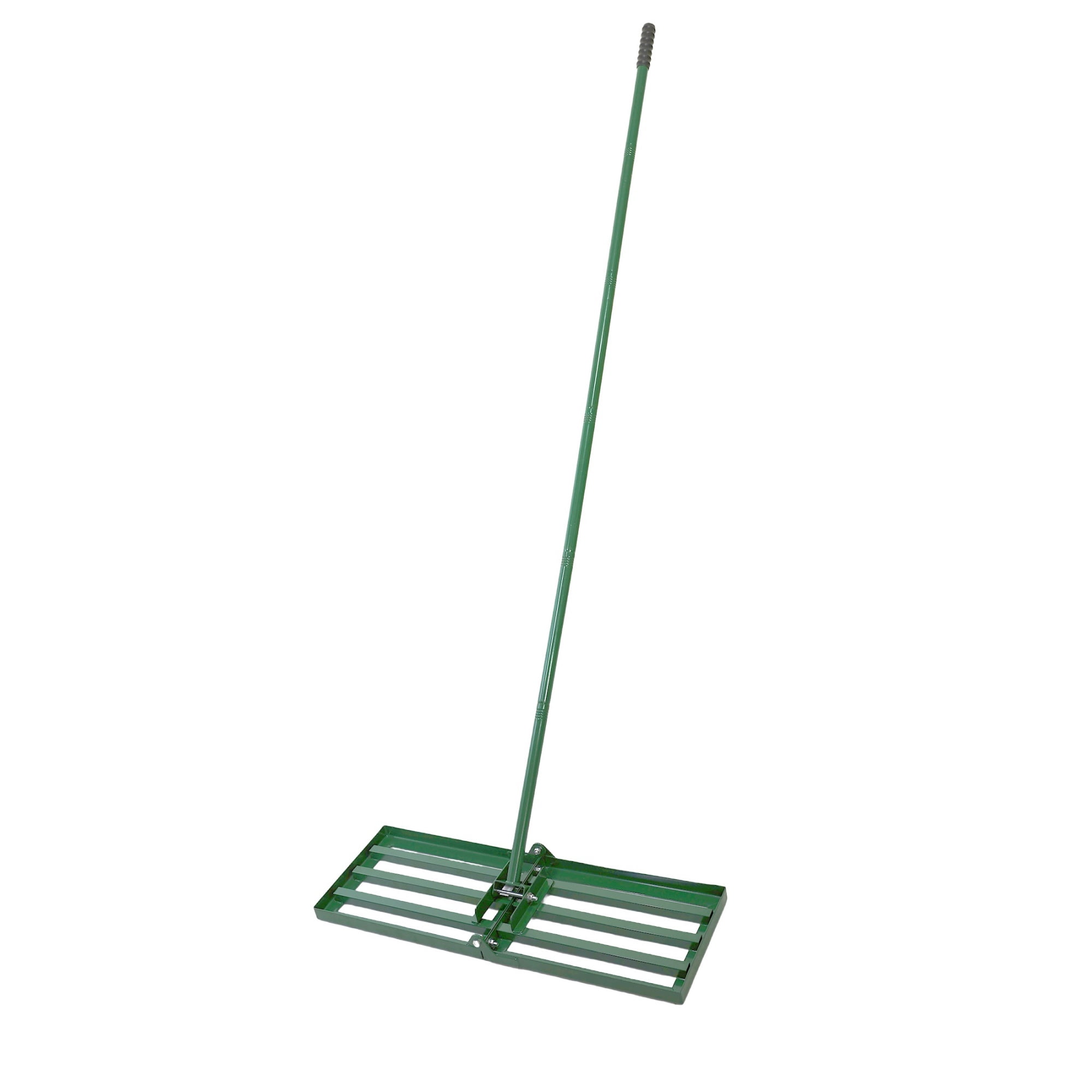 29.3" Metal Lawn Leveling Rake, 79.5" Extended Handle Garden Backyard Golf Course Leveler, Rust-Proof Metal Ground Levelling Tool for Yard, Farm & Golf Green