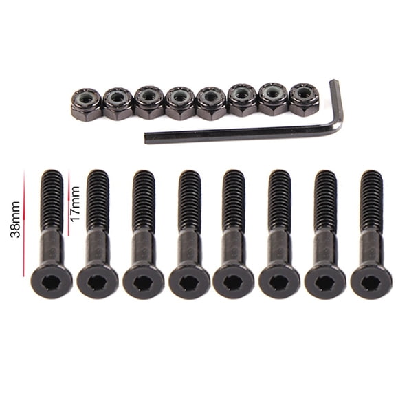 29/38/45mm Skateboard Deck Truck Fixing Bolt for Skateboard Longboard Surfboard
