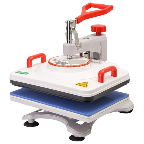 29*38cm 5 In 1 Combo Upgrade Heat Press Machine,1000W Rotation Sublimation Printer Cap Shirt Mug Plate 2D Heat Transfer ,Heavy Duty Build
