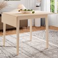 thumbnail image 1 of 29"- 45" Extendable Wood Dining Table with Rubberwood Legs for 4, Natural(Only Table), 1 of 11