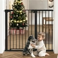 thumbnail image 1 of Baby Safety Gate, Caveen Extra Tall 36'', 29.5-46'' Wide Baby Gate Stairway and Hallway, for Ages 6 to 36 Months, Black, 1 of 9