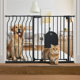 Kadyn Freestanding Pet Gate,Dog Fence Gates for Doorways, 24