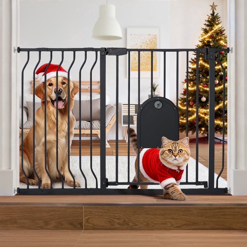 Caveen, Pet Safety Gate, Adjustable from 29.5 to 48.4 inches