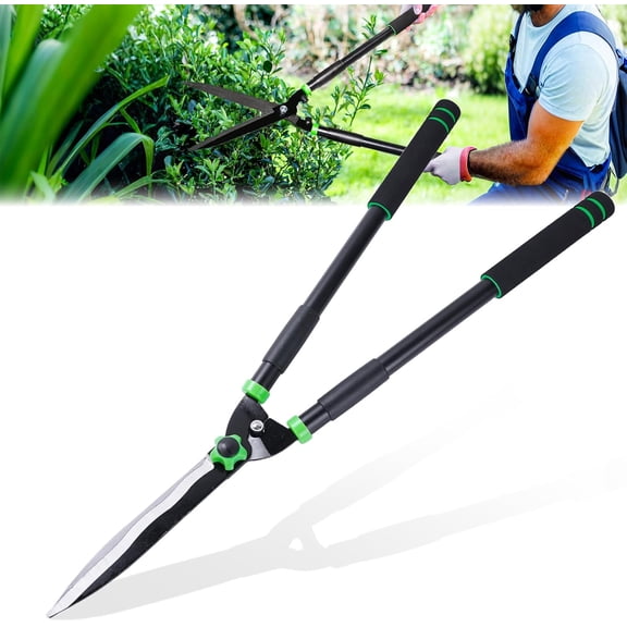 29.5" Hedge Shears,Professional Pruning Shears For Gardening,Sharp Hedge Clippers Handheld With Comfort Grip Handles,Carbon Steel Garden Clippers Handheld for Precise Trimming Gardening Tools