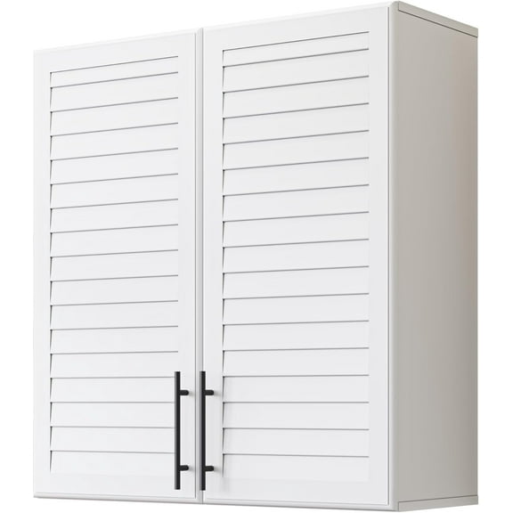 29.5’’ Laundry Room Cabinets Wall Mounted, Hanging Bathroom Wall Cabinet, Kitchen Wall Cabinet with Adjustable Shelf