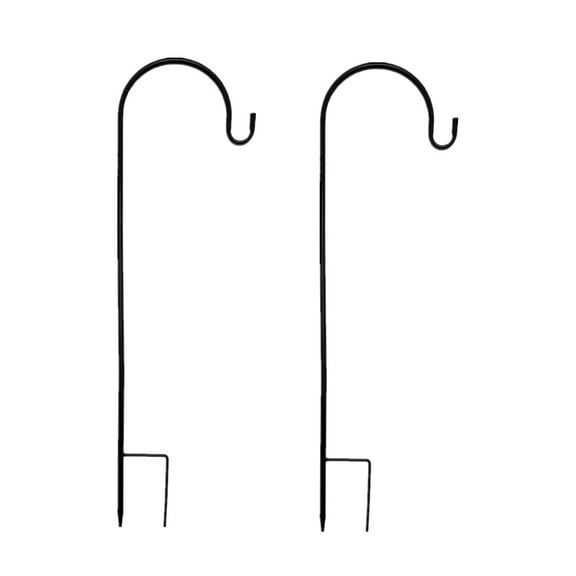 29.5" Small Shepherd Hooks for Outdoor, Garden Hooks For Hanging Plants Shepherd-Hooks For Bird-Feeder Lantern Plant-Hook Garden-Stake - Plant Stand, 2pc