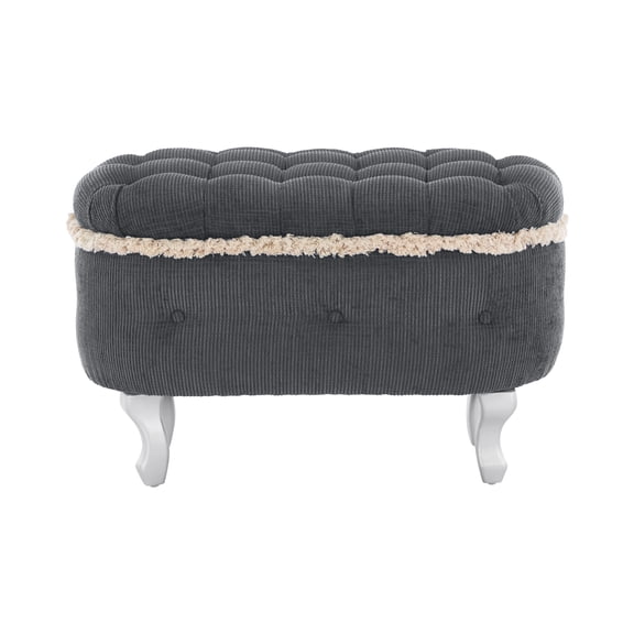 29.5" Tufted Storage Bench for Bed End, Entryway & Shoe Storage