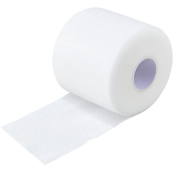 29.5 Yards Badminton Racket Grip Wrap Tape 2.76 Inch White No Slip Tennis Rackets Grip Backing Shock Absorber Film Cushion Anti Skid Wraps Tape