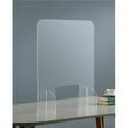 thumbnail image 1 of 29.5 in. Desktop Rectangular Protective Shield Divider, 1 of 1