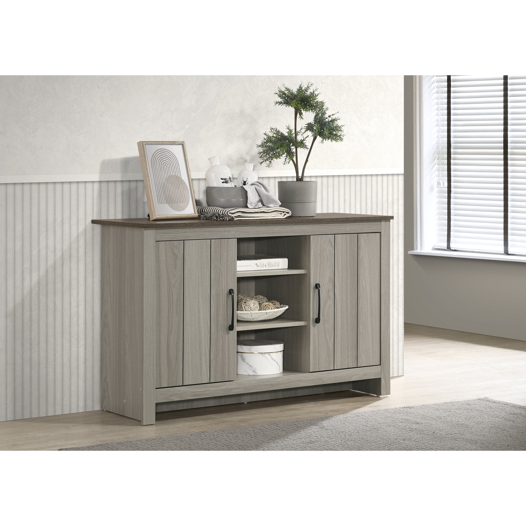 29.5-inch Height - Cable Management Function - Living Areas - Neat Cord Arrangement