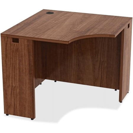29.5 x 36 x 36 in. Corner Desk, Polyvinyl Chloride - Walnut