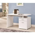 thumbnail image 1 of 29.5 x 47.25 x 23.5 in. Gorgeous White Wooden Desk with Cabinet, 1 of 1