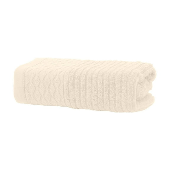 29.5x12.9in Cotton Bath Towel - Oversized Soft Absorbent Towel for Shower Spa(Beige)