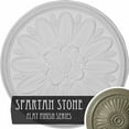 thumbnail image 1 of 29 7/8"OD x 1 1/2"P Fairfax Ceiling Medallion, Hand-Painted Spartan Stone, 1 of 13