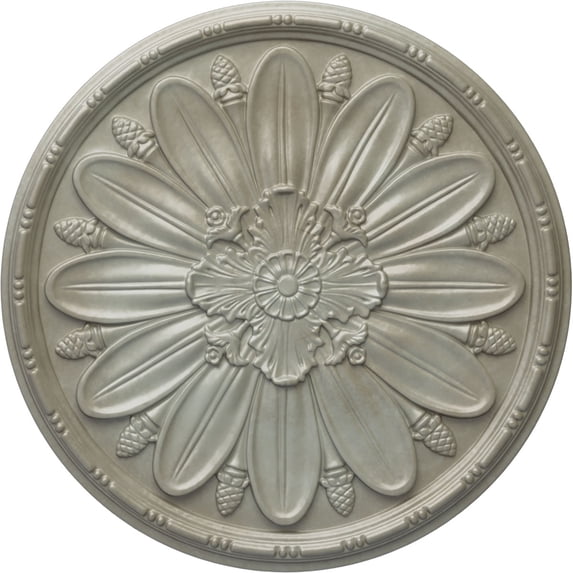 29 7/8"OD x 1 3/8"P Fairfax Ceiling Medallion Flash Gold Finished