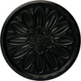 thumbnail image 1 of 29 7/8"OD x 1 3/8"P Fairfax Ceiling Medallion, Hand-Painted Jet Black, 1 of 6
