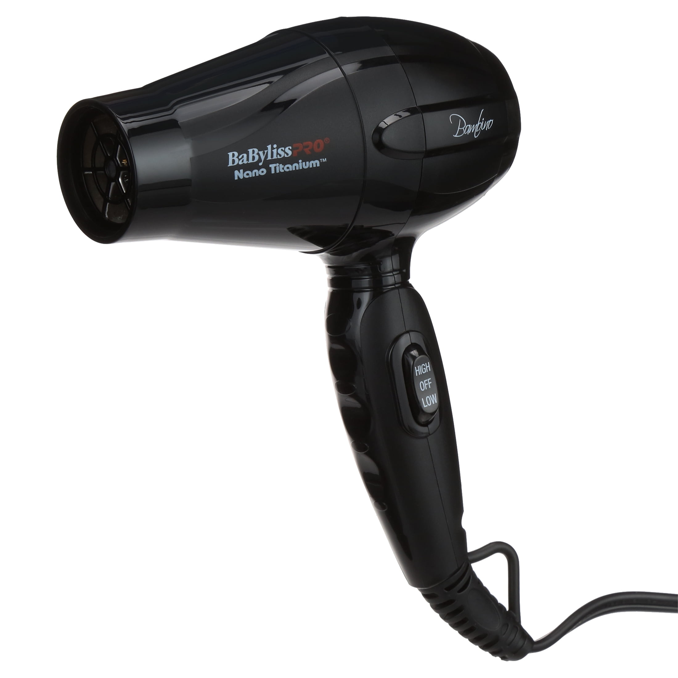 ($29.99 Value) BaBylissPRO Nano Titanium Bambino Compact Travel Hair Dryer