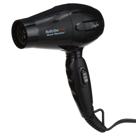 CONAIR BABNT5510 BLACK HAIR DRYER BAMBINO BABYLISS PRO NANO