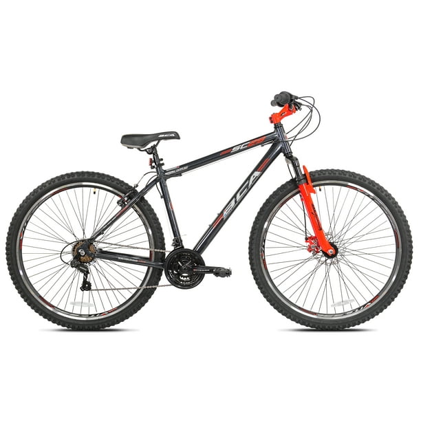 Mountain Bike for Ages 13+, Gray/Orange, Outdoor Adventure Parks