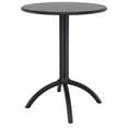 thumbnail image 1 of 29" Black Durable Round Outdoor Patio Dining Table, 1 of 6