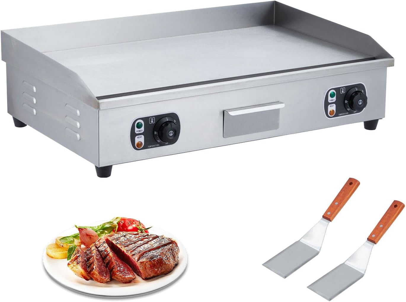 Stainless Steel Used Electric Griddle Hot Sale Electric Griddle Stainless Steel Breakfast Grilled Cheese main image 1