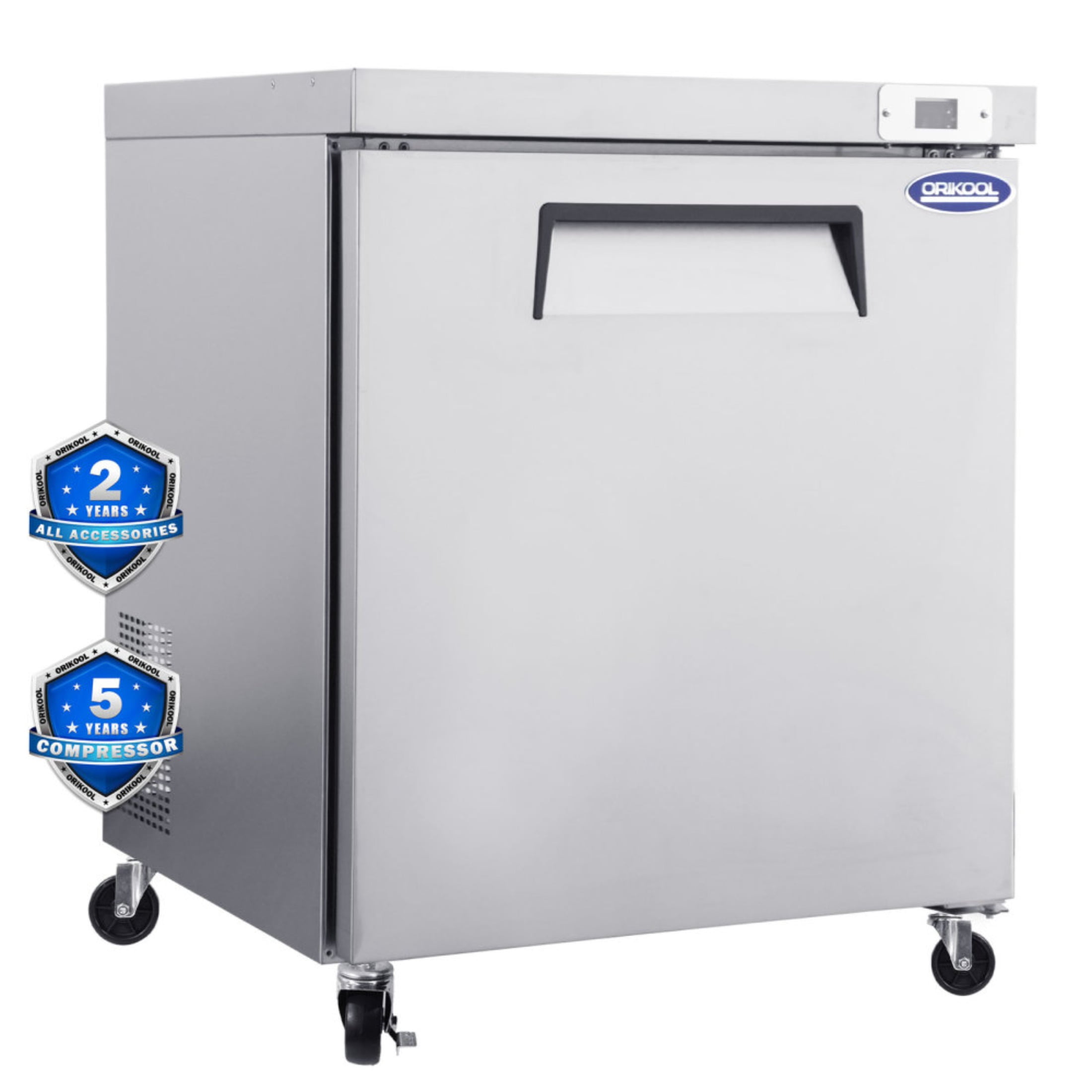 29" Commercial Under Counter Freezer 1 Door 8 Cu.ft Undercounter Work Top Freezers ETL Approved(LTL carry)